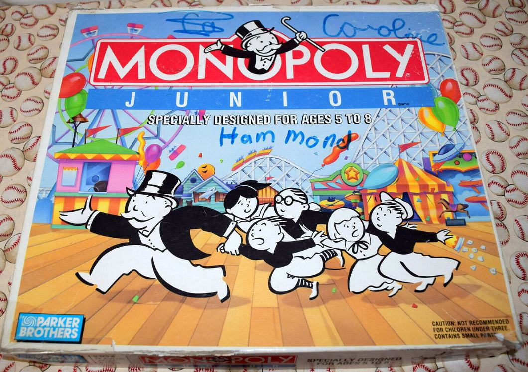 Monopoly Junior Edition Board Game Replacement Parts & Pieces 1990 Parker Bros